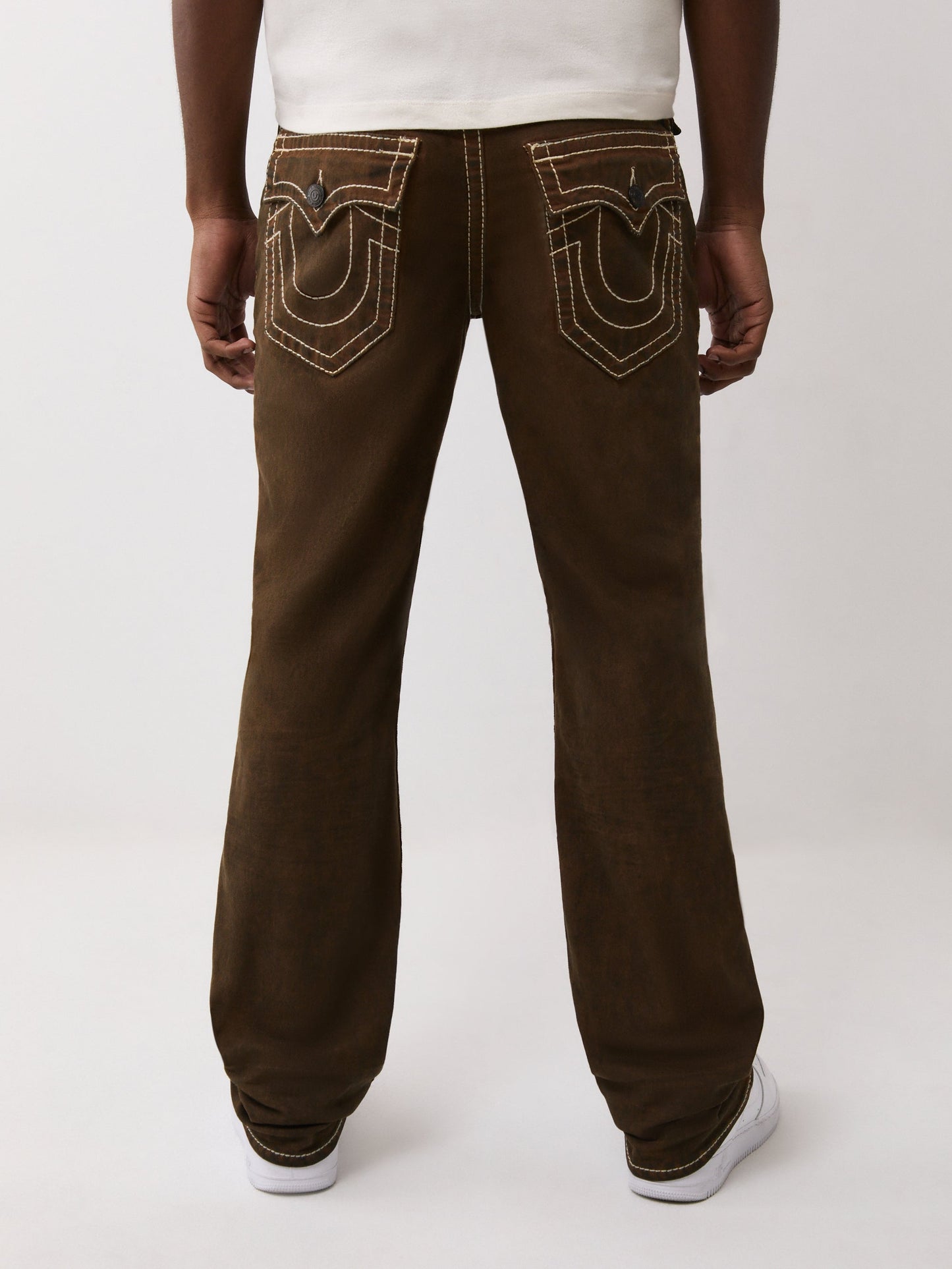 True Religion Ricky Big T Flap 34In Charlatans Brown Wash
