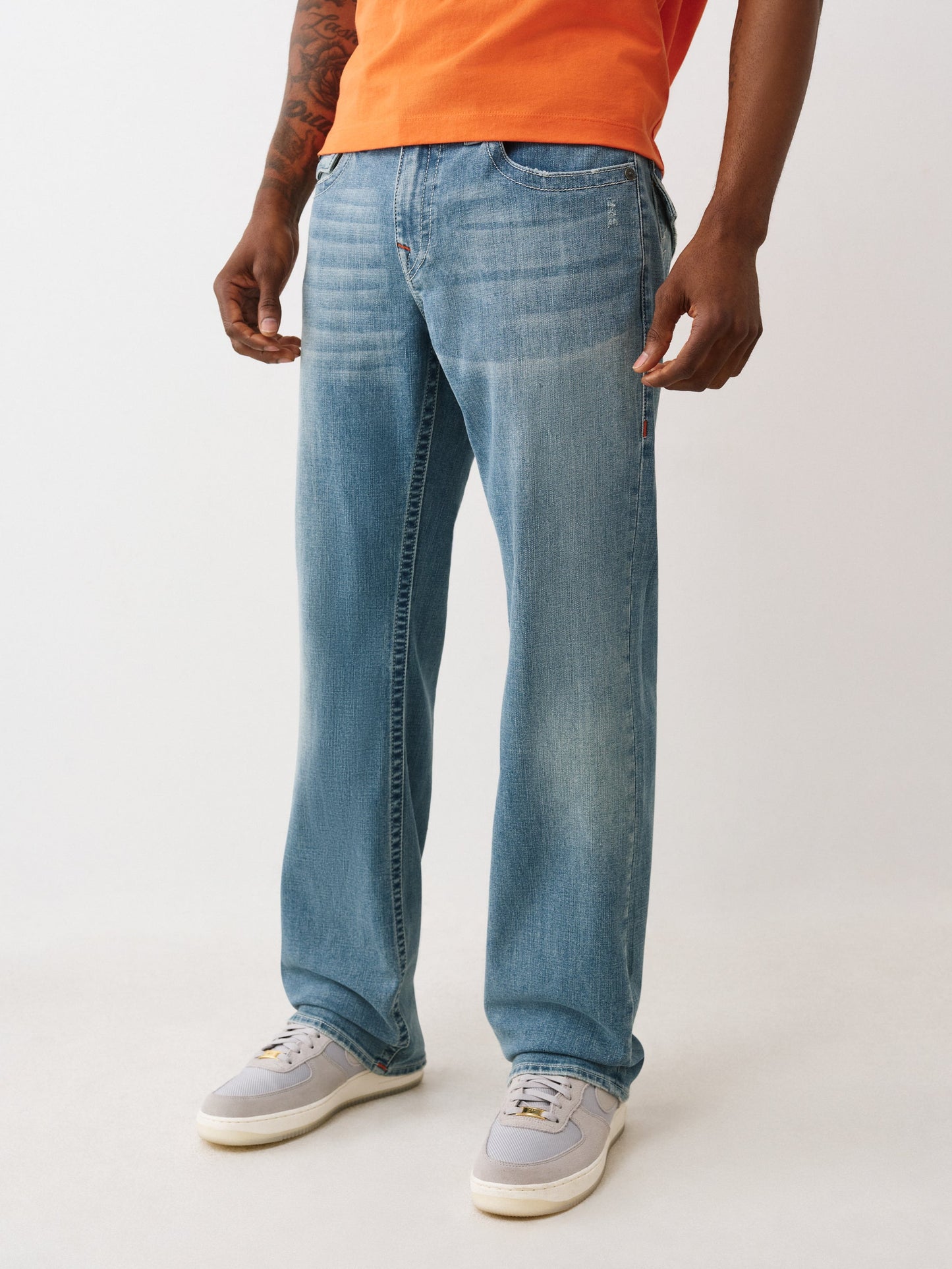 True Religion Billy Sn Flap 34In Seagrass Medium Wash