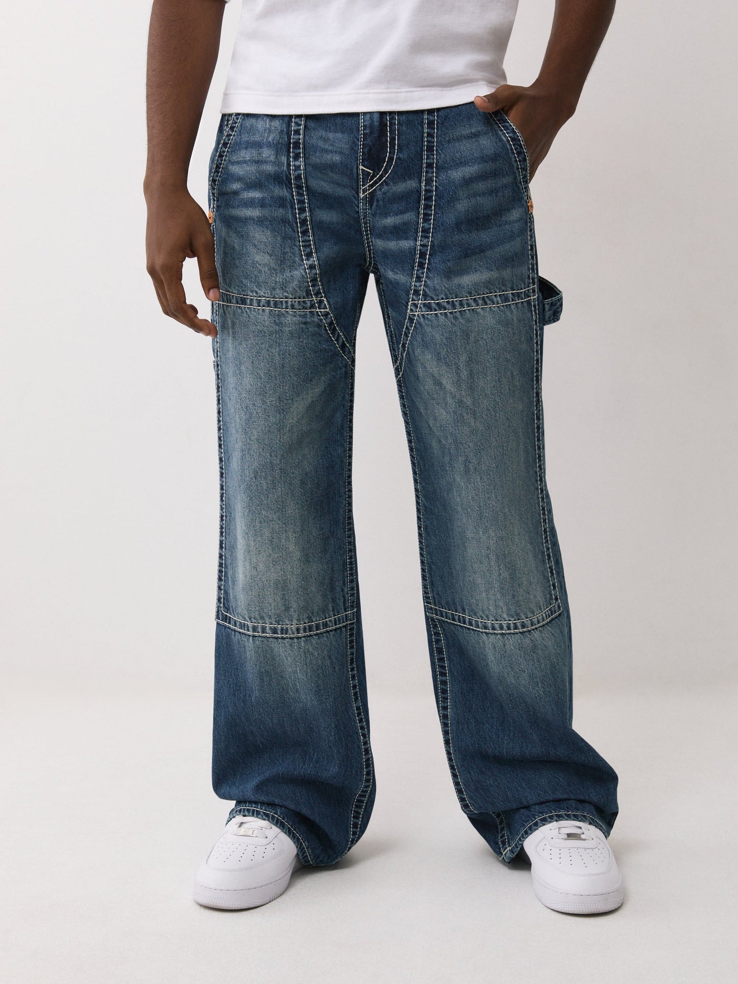 True Religion Vinny Carpenter Big T Nf 34In Red Wine Medium Wash