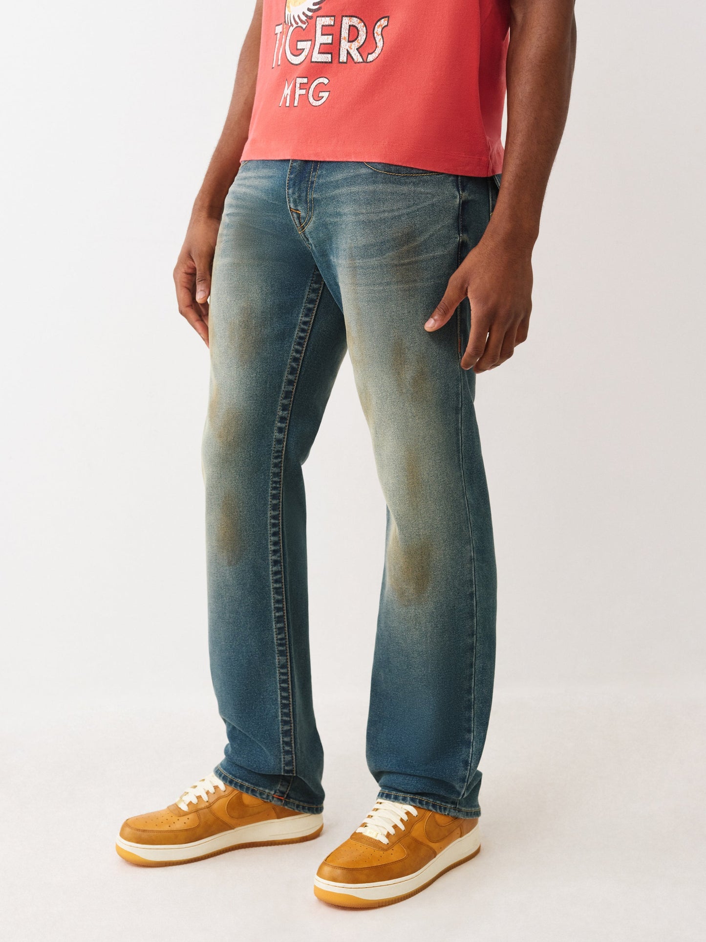 True Religion Ricky Sn Flap 34In Wild Oats Medium Wash