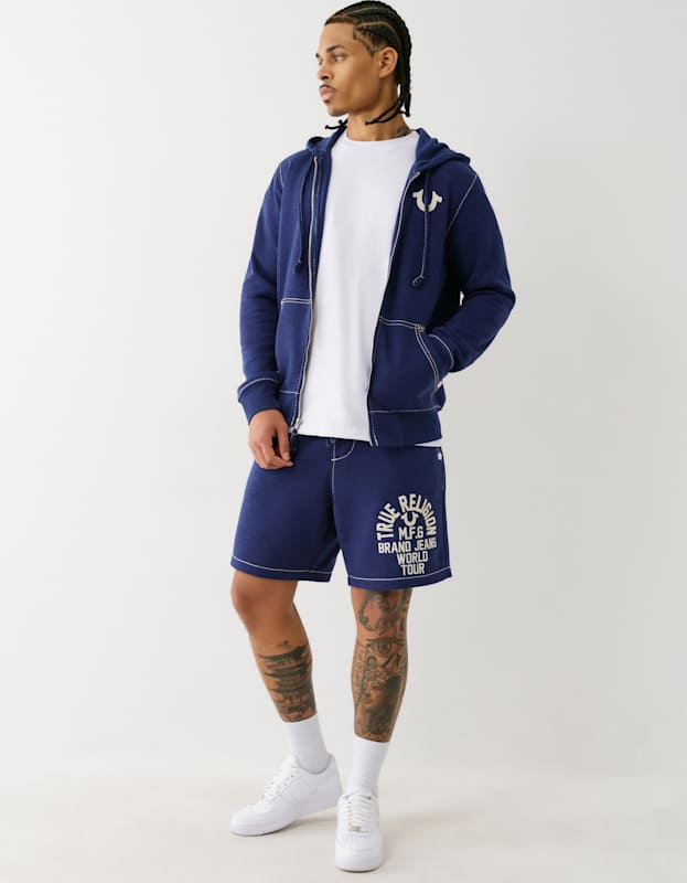 True Religion Big T Slub Short Medieval Blue