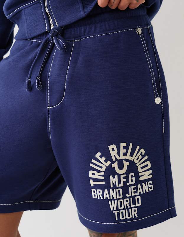 True Religion Big T Slub Short Medieval Blue