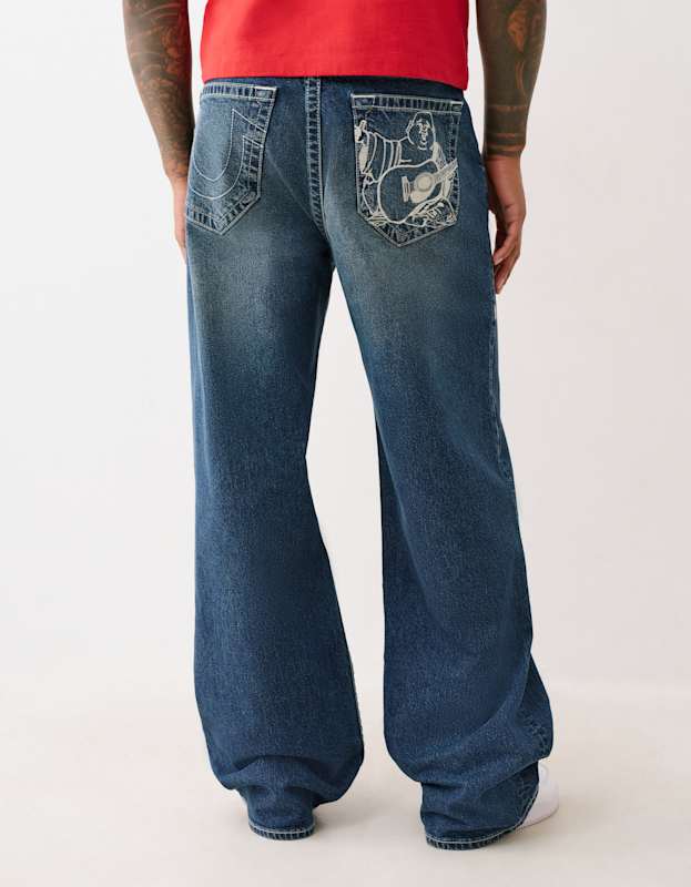 True Religion Vinny Sn Nf Buddha Embro 34in Dark Wash