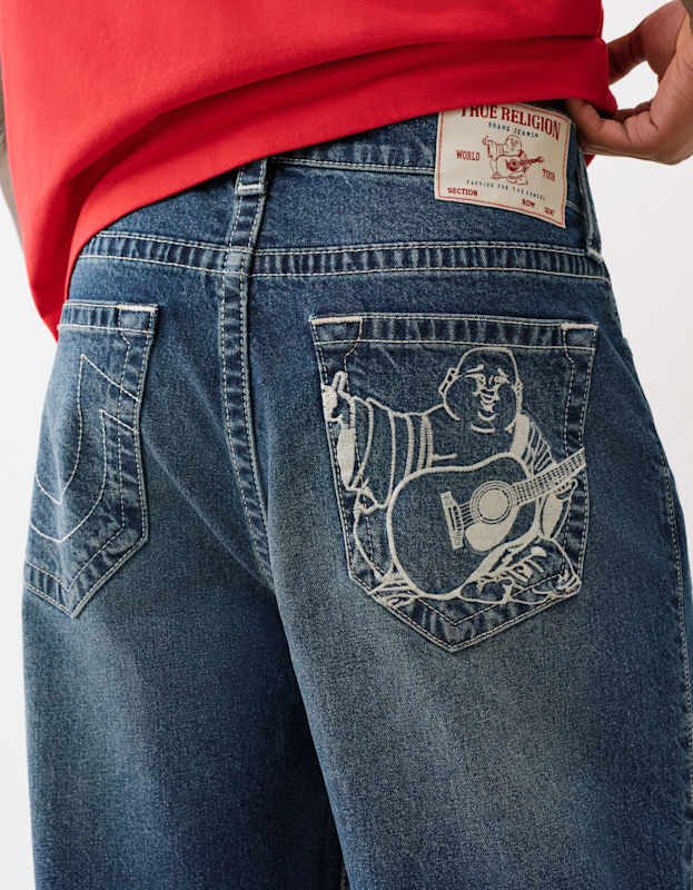 True Religion Vinny Sn Nf Buddha Embro 34in Dark Wash