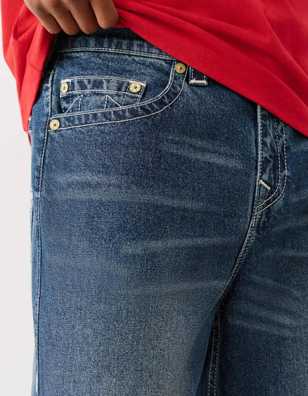 True Religion Vinny Sn Nf Buddha Embro 34in Dark Wash