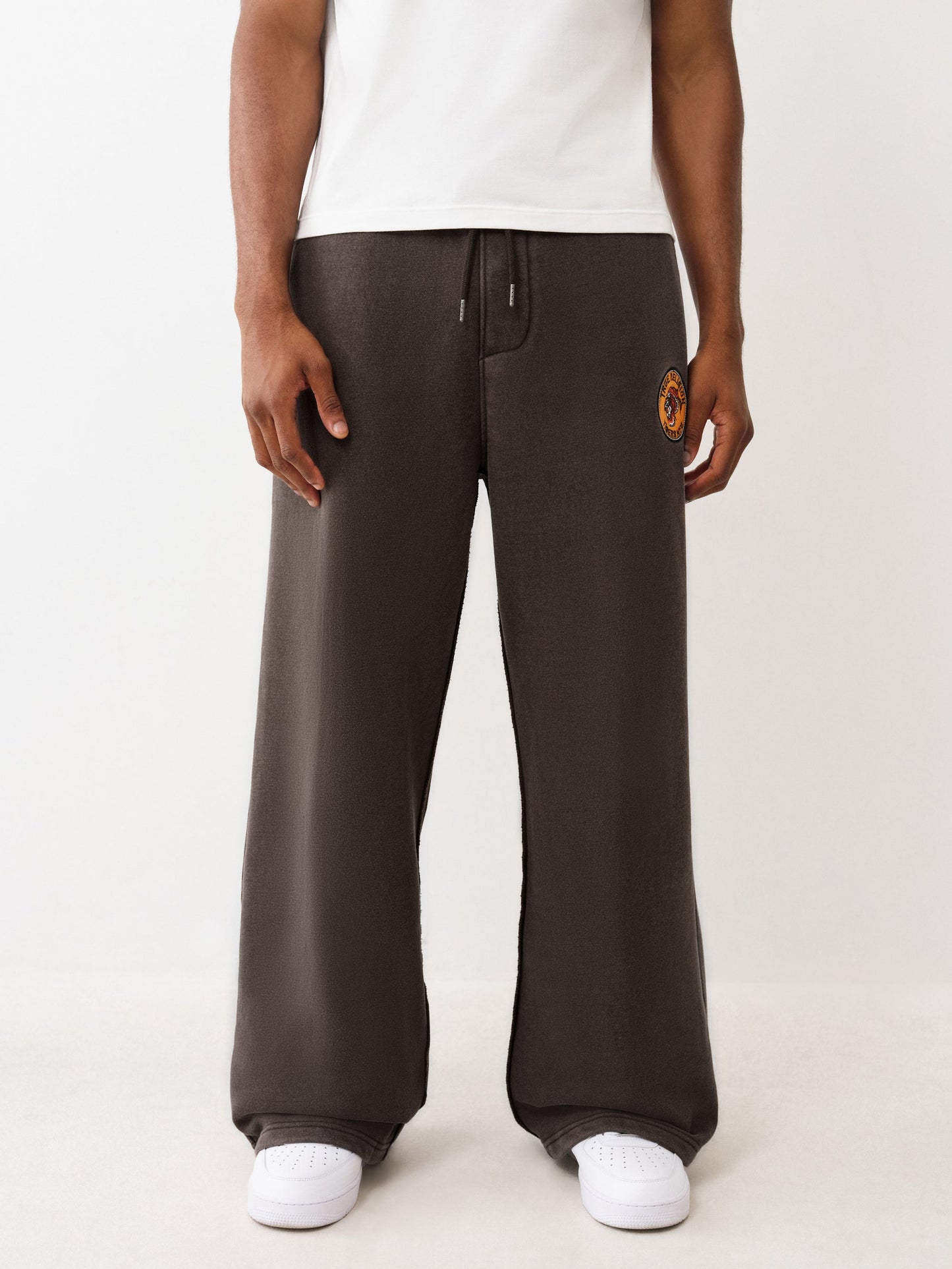 True Religion Sweatpants Tiger Vintage Dark Brown