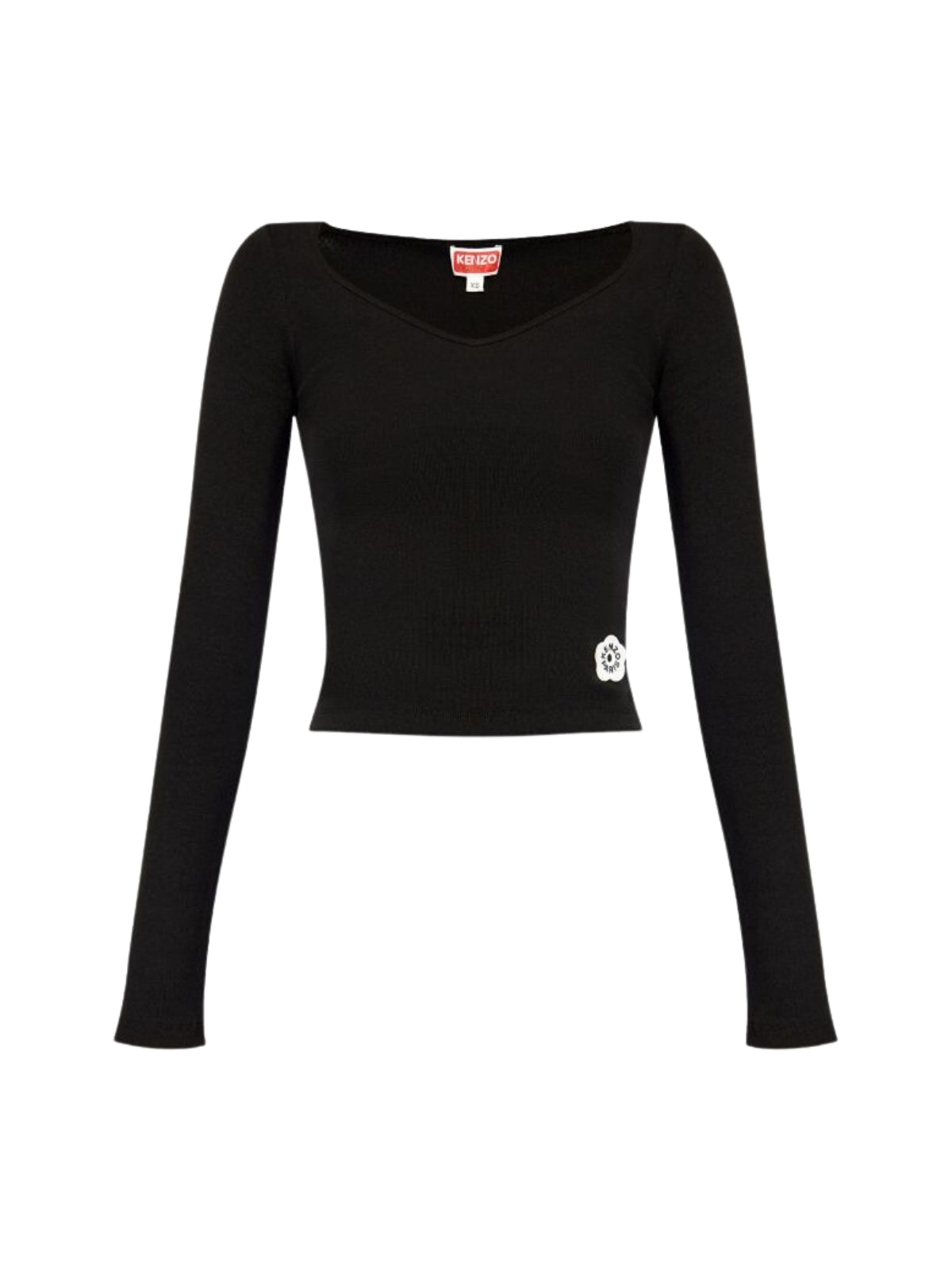 Kenzo Sweater Ladies Logo Black 1105-23