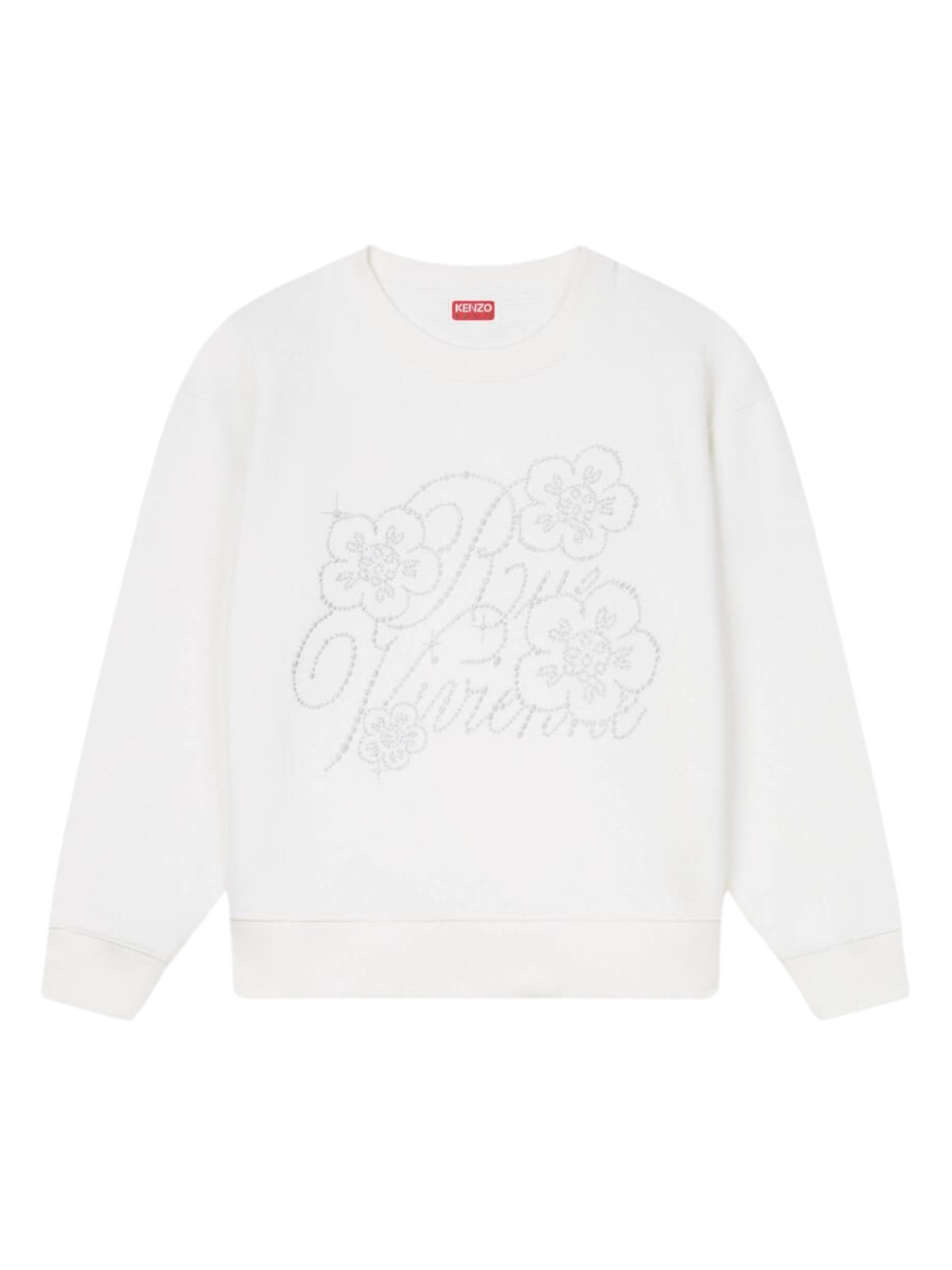 Kenzo Sweater Ladies Embroidered Off-White