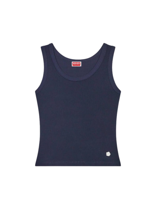 Kenzo Crew Ladies Tank Navy