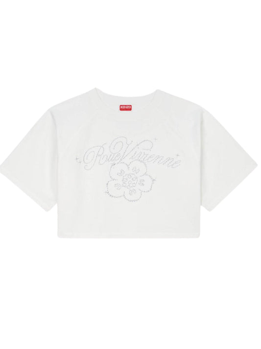 Kenzo Crew Ladies Rue Vivienne White