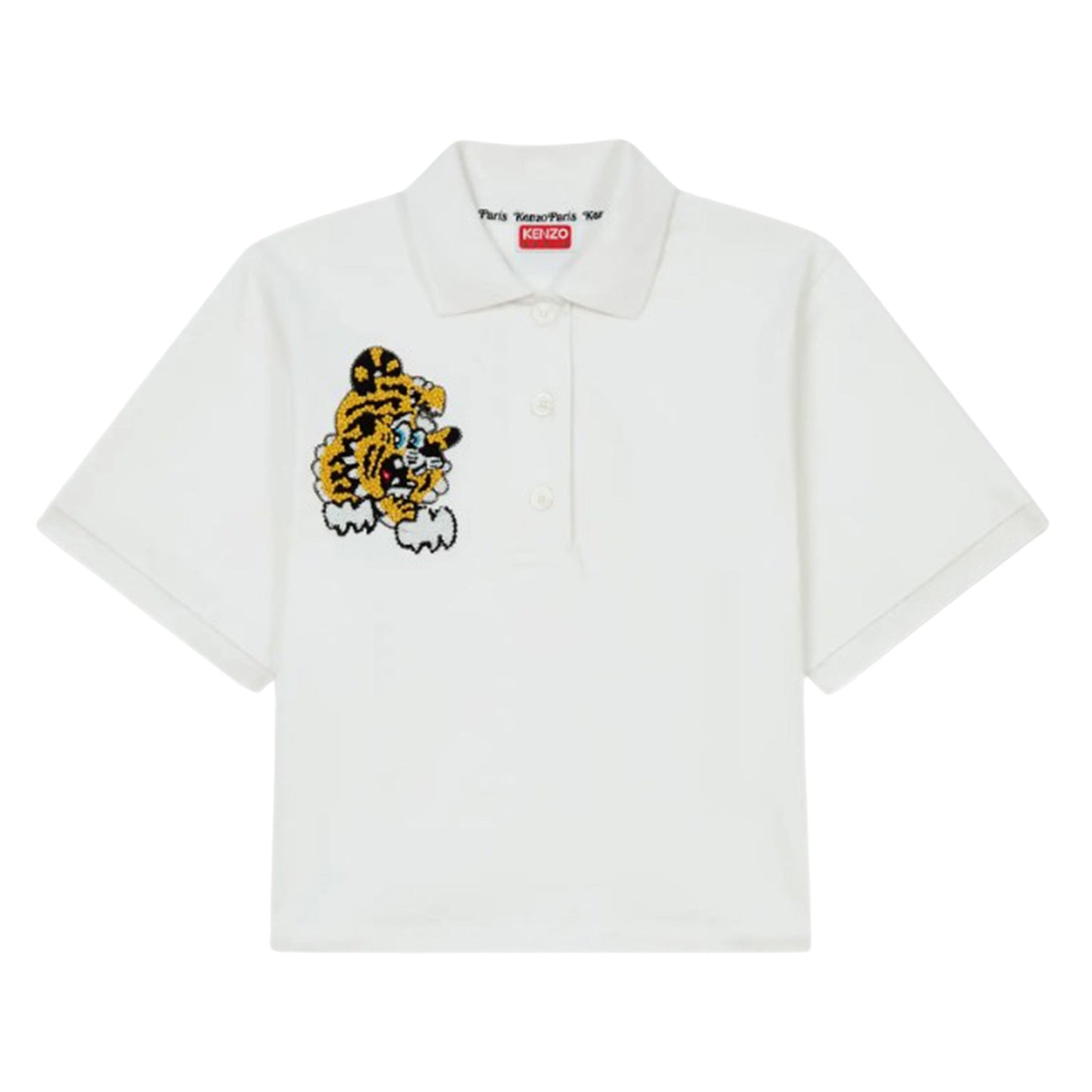 Kenzo Golfer Embro Logo White