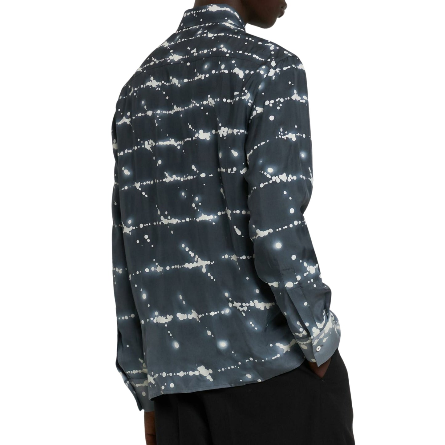 Jil Sander Shirt Allover Print Black-Silver