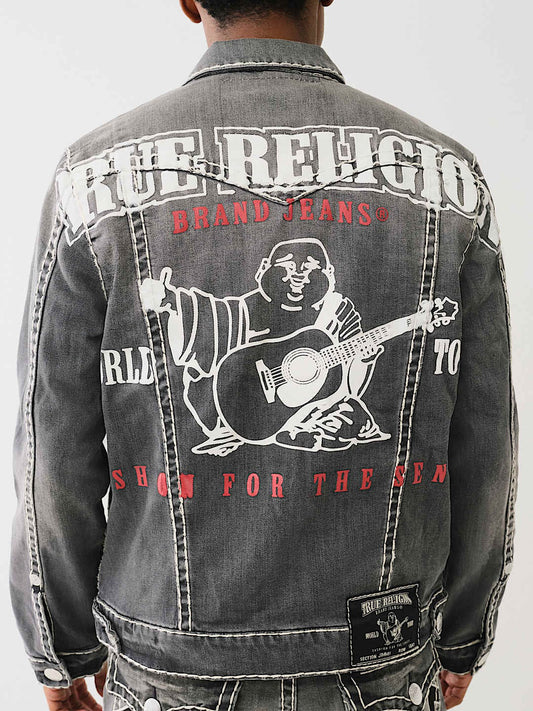 True Religion Jacket Jimmy Super T Grey Wash