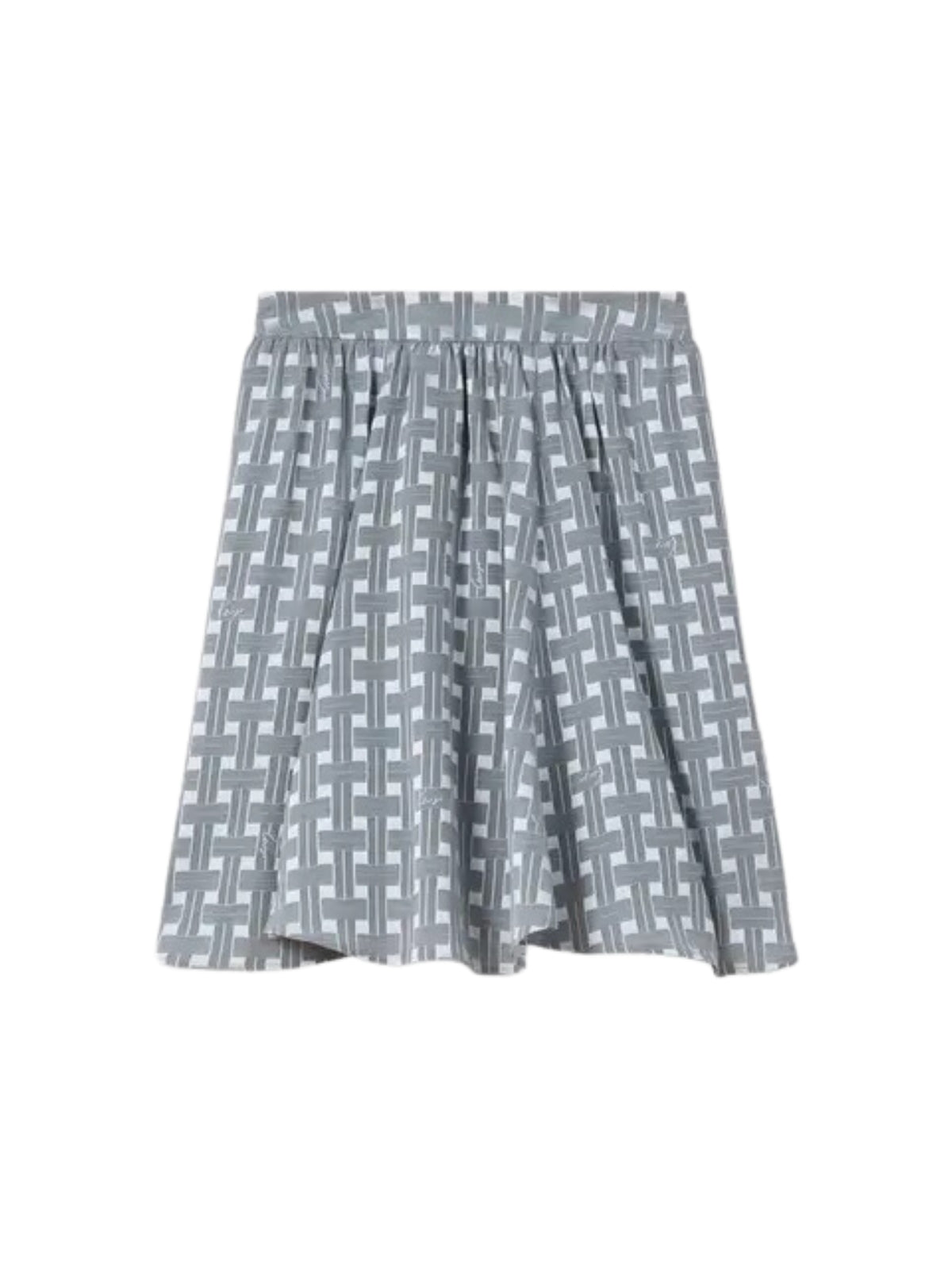 Kenzo Skirt Jacquard Short Pale Grey