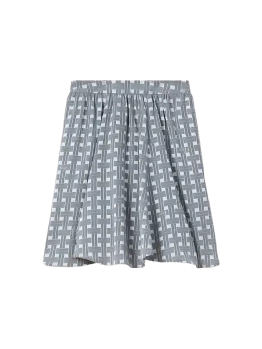 Kenzo Skirt Jacquard Short Pale Grey