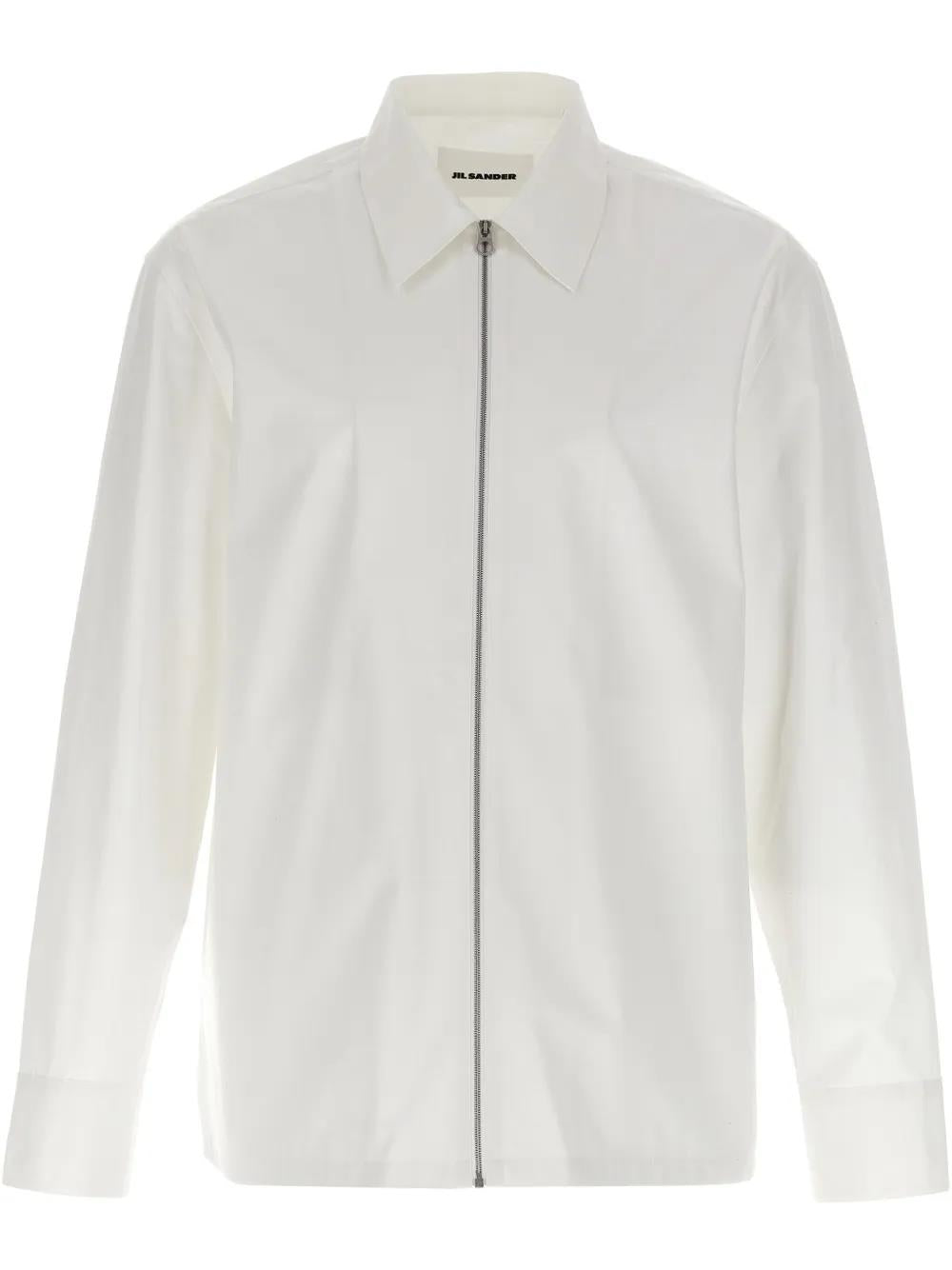 Jil Sander Shirt Full Zip White