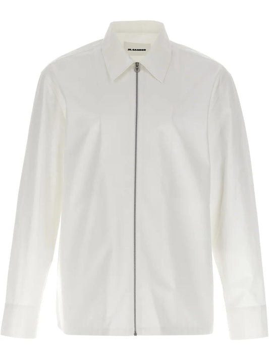 Jil Sander Shirt Full Zip White