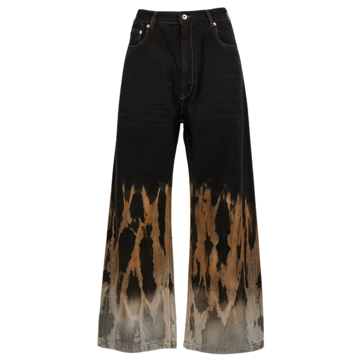 Rick Owens Jeans Drkshdw Ombre Black
