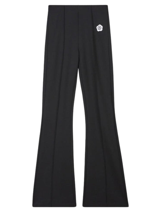 Kenzo Leggings Jog Wide Bottom Black