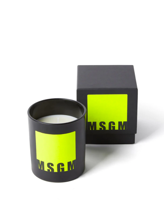 Msgm Candle Front Logo