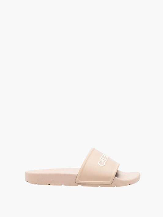 Off-white Slides Owsl19 W-bookish Sesame/White