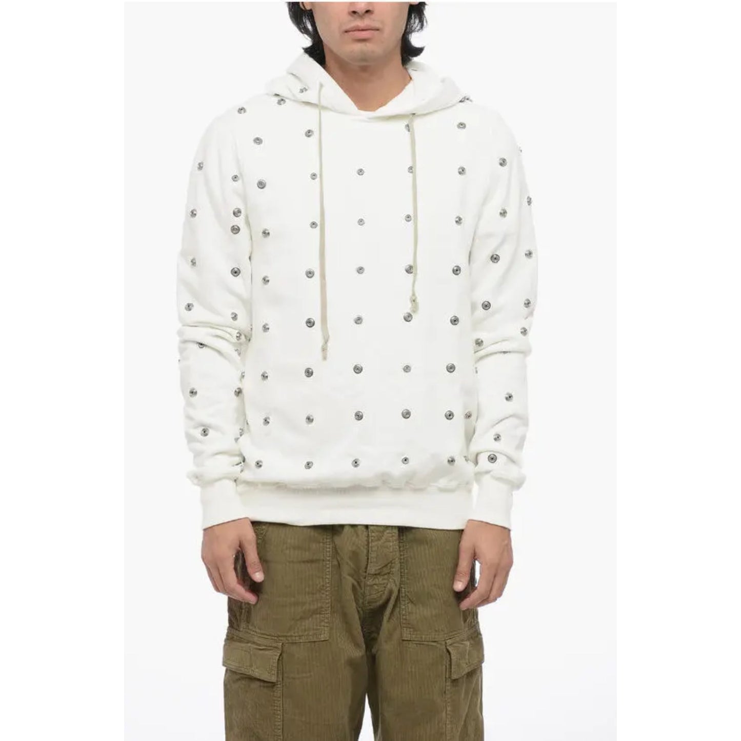 Rick Owens Sweater Meal Stud Pearl