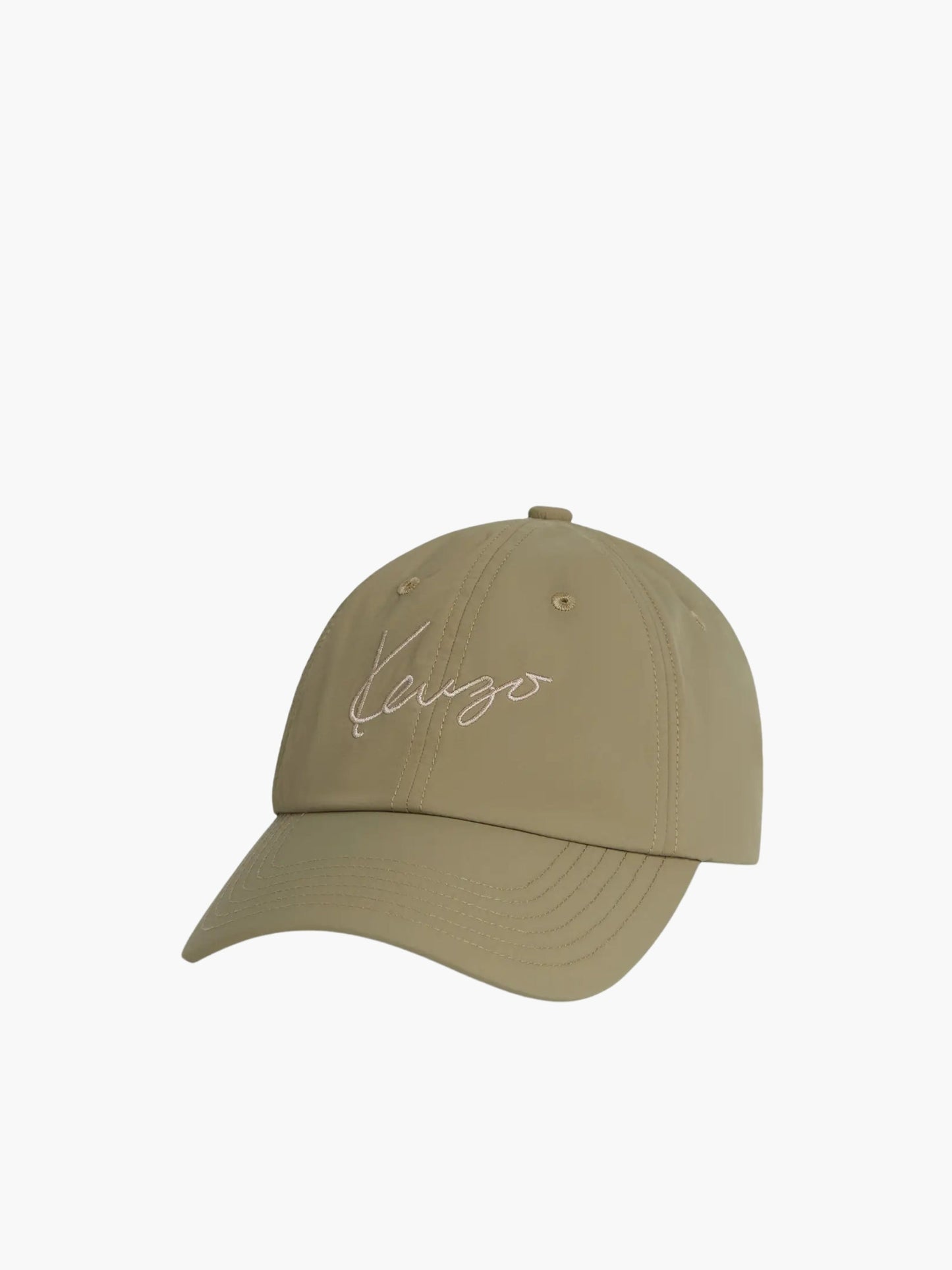 Kenzo Cap Plain Embroidery Khaki