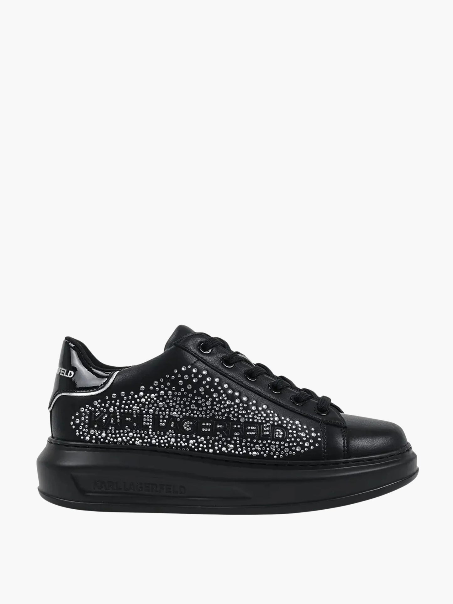 Karl Lagerfeld Sneaker  KLL303 Kapri Konstellation Lo Black Lthr W/Silver