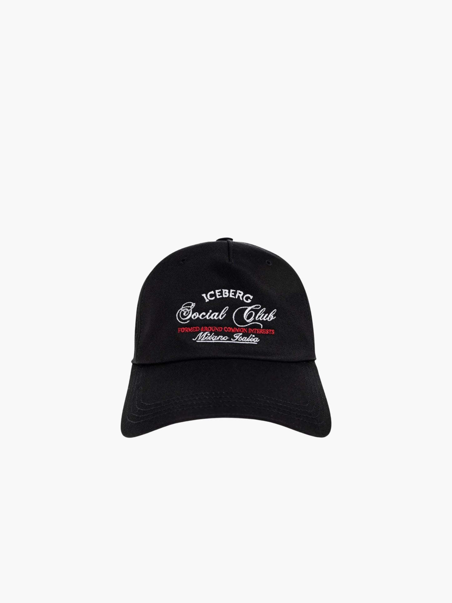 Iceberg Cap Social Club Print Beige