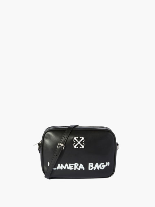 Off-White Bag White Print Camera Black