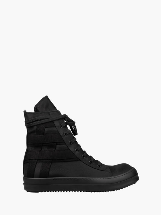 Rick Owens Sneakers Ro1 Hi Top Black Strip Black