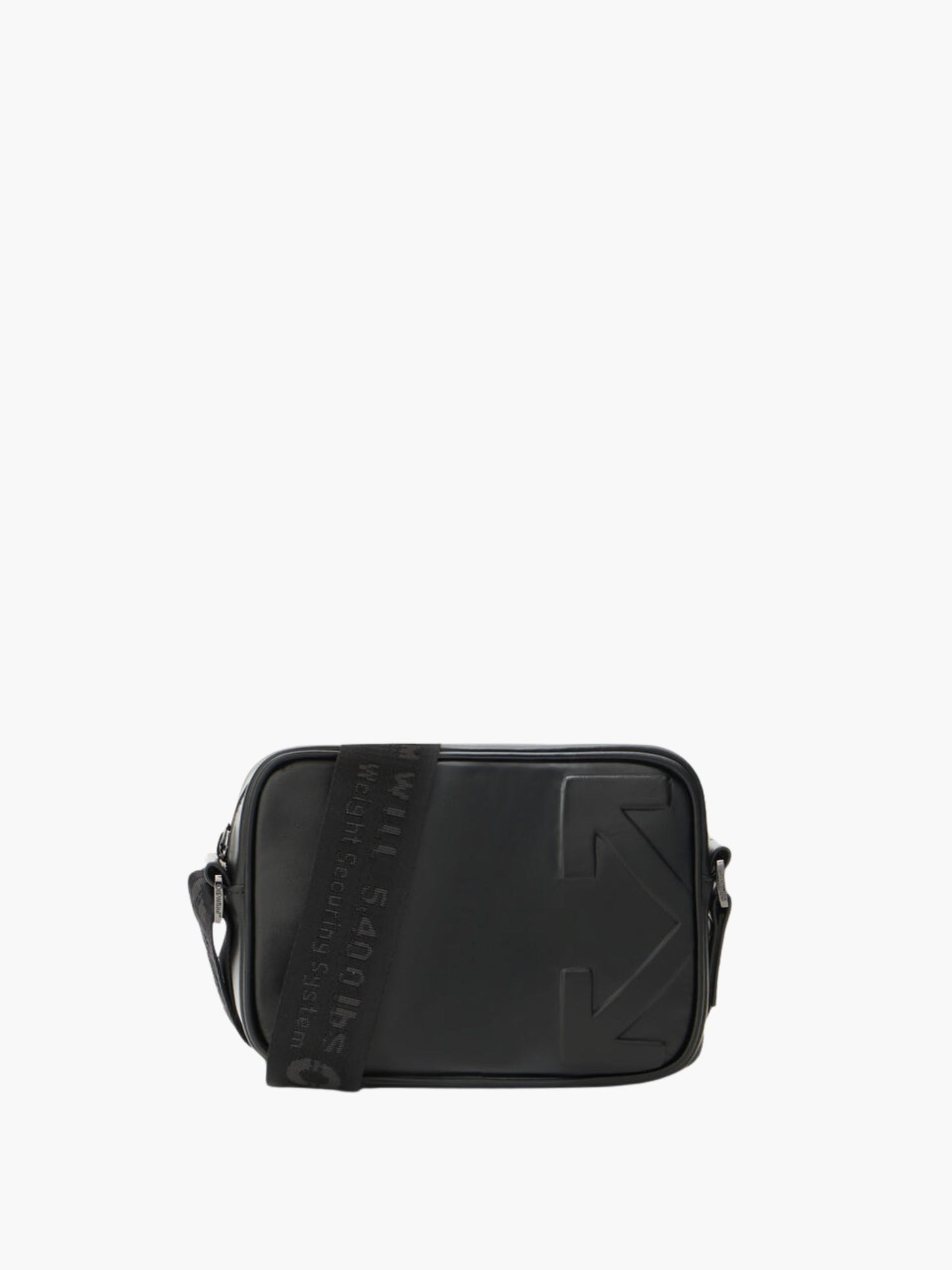 Off-White Bag Embossed Logo Strap Black