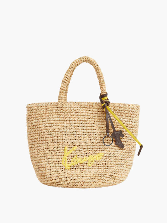 Kenzo Bag Knitted Sling Beige