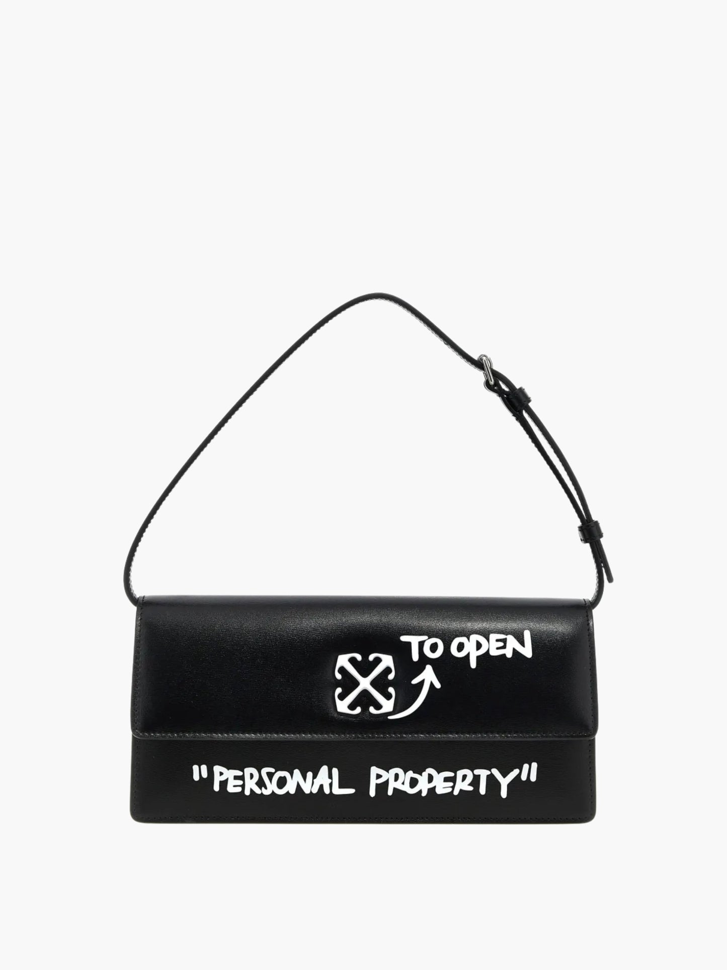 Off-White Bag Arrow  Logo Strap Black