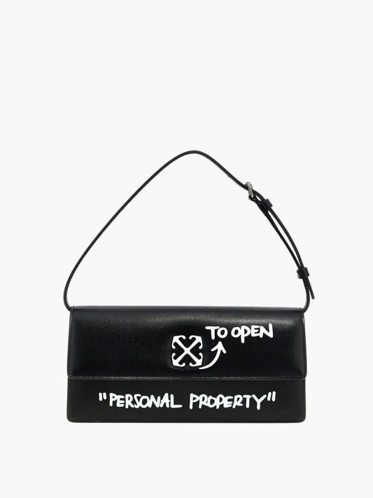 Off-White Bag Arrow  Logo Strap Black