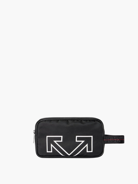 Off-White Bag Arrow Logo Pouch Black