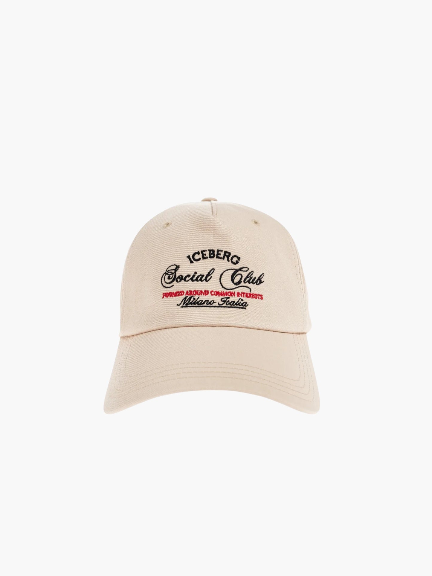 Iceberg Cap Ib  Embroided  Black