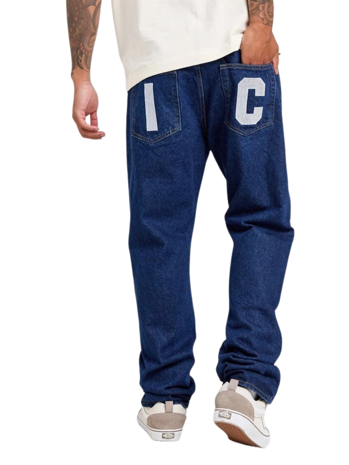 Icecream Jeans Running Dog Double Scoop Mid Wash Blue