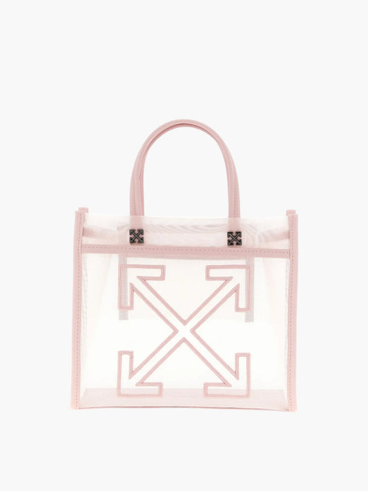 Off-White Bag Pink Logo Details  White