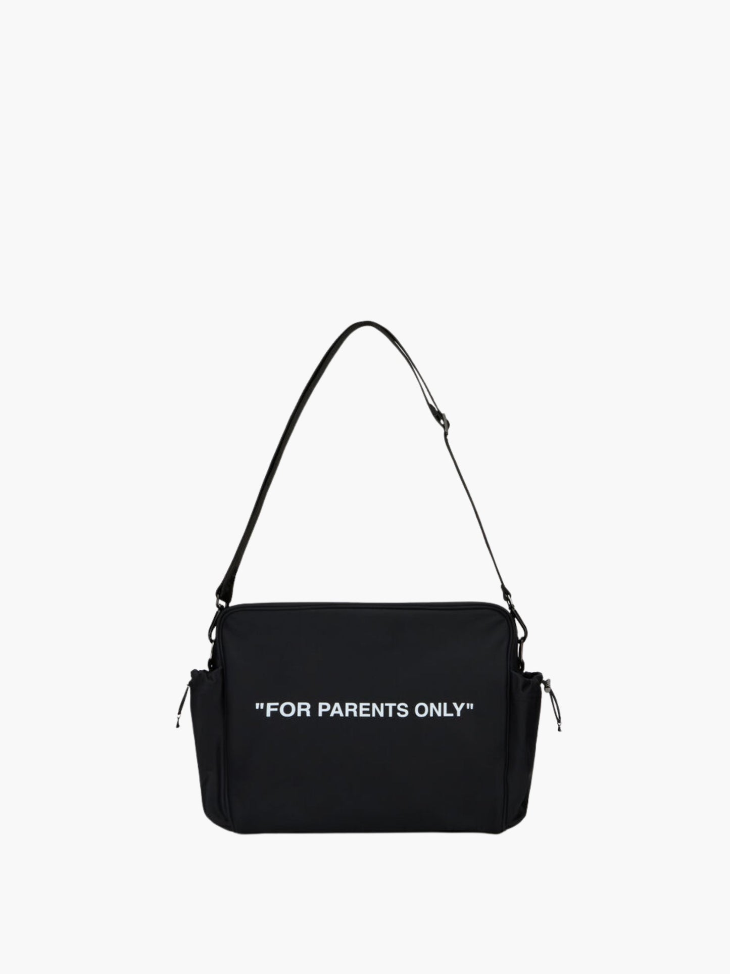 Off-White Bag White Print Parents Black