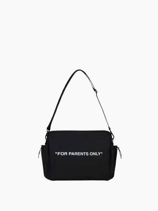 Off-White Bag White Print Parents Black