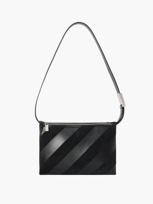 Off-White Bag Stripped Strap Black