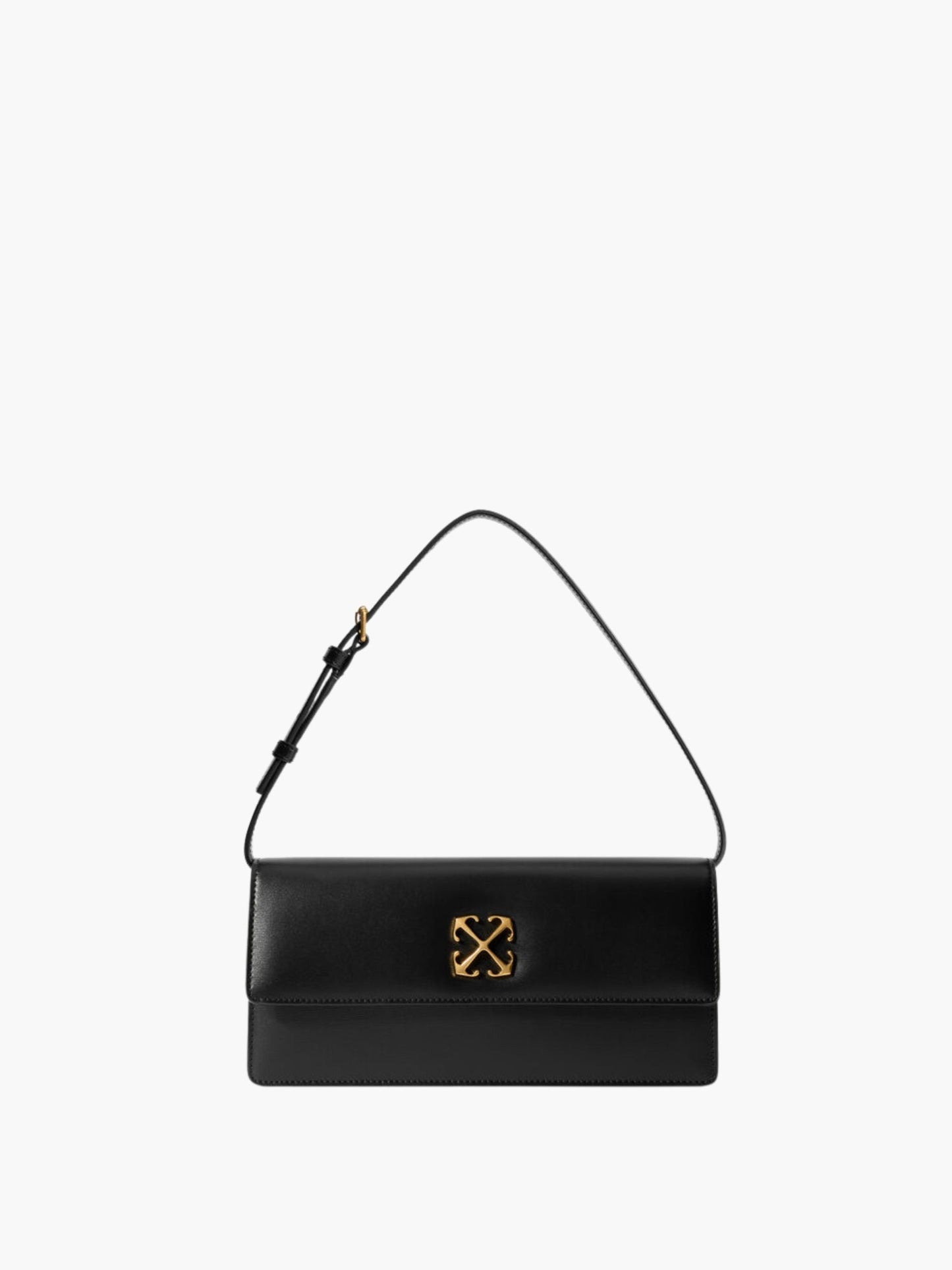 Off-White Bag Gold Logo Strap Black