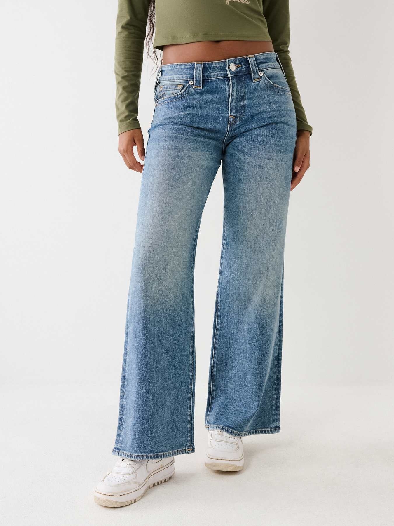 True Religion Jeans Bobbi Baggy Medium Wash