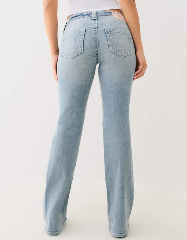 True Religion Front Zip Pkt Becca Mr Bootcut Polar Frost