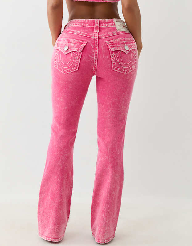 True Religion Becca Mr Boot Big T Flap Sunkist Coral
