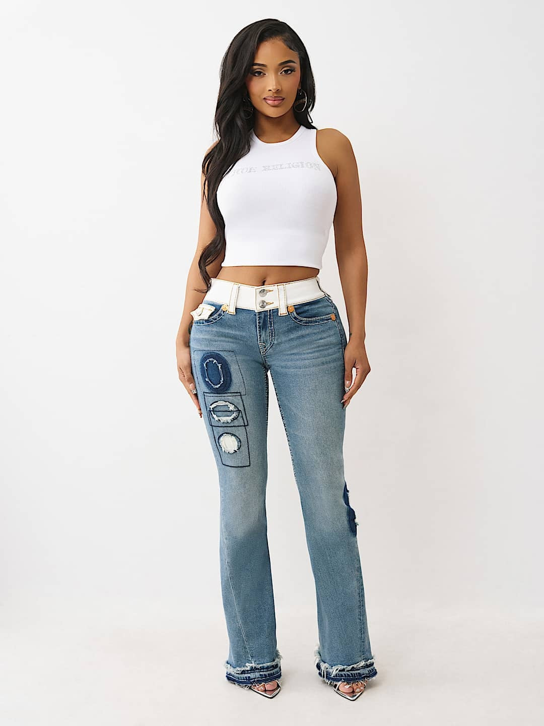 True Religion Jeans Rip Repair Joey Mr Big T Happy Breeze