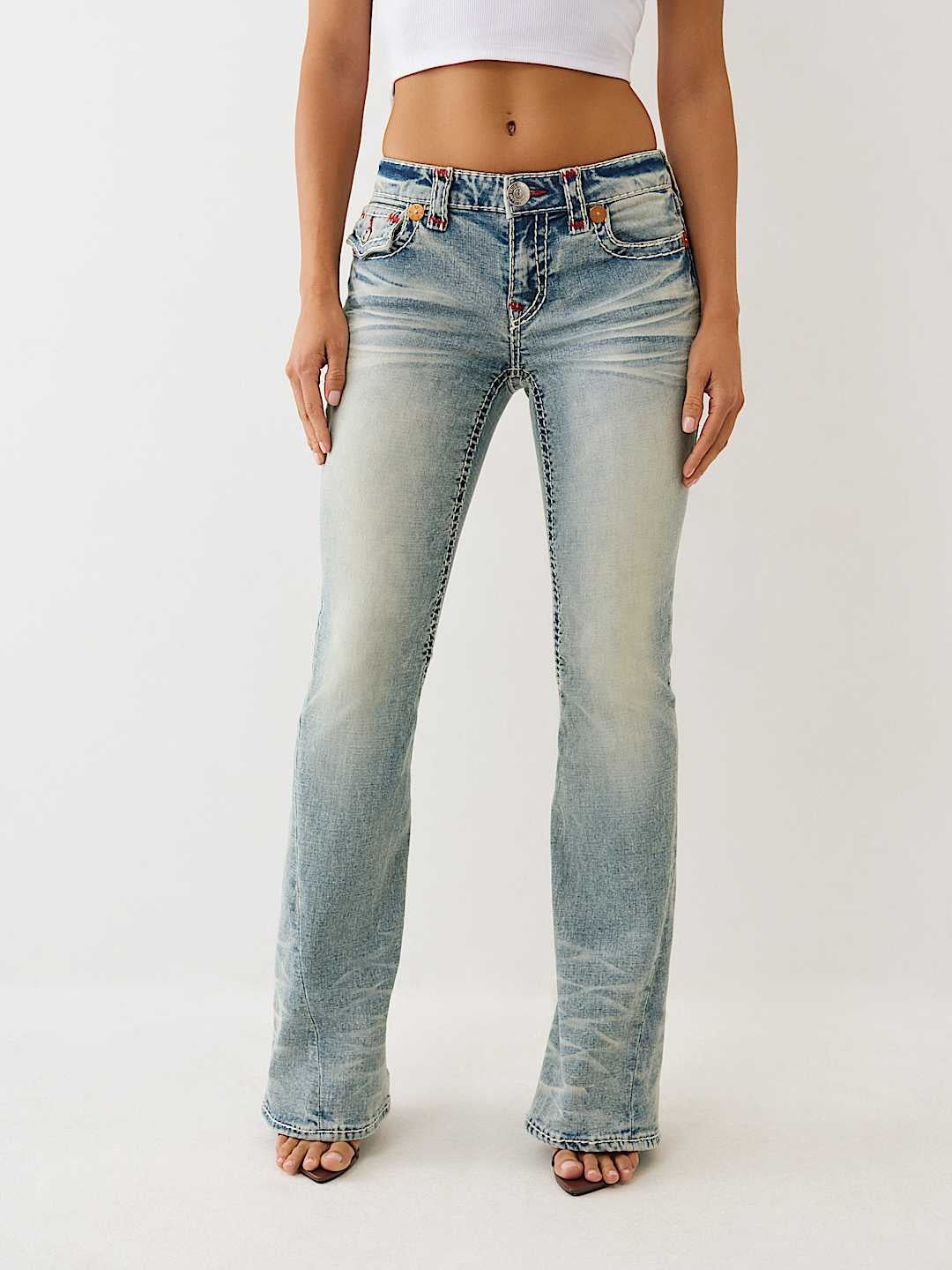 True Religion Jeans Joey Lr Flap Sup T Petal Bloom