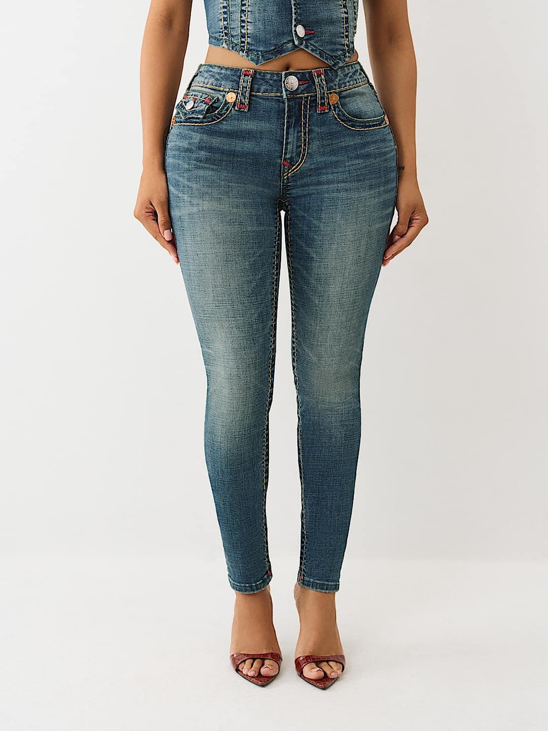 True Religion Jeans Jennie Mr Flap Sup T Twilight Spark
