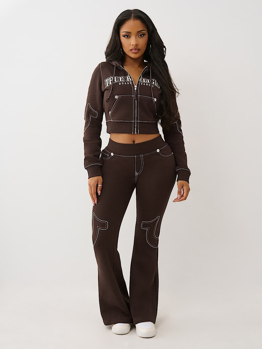 True Religion Hoodie Anniversary Big T Shrnkn Ganache